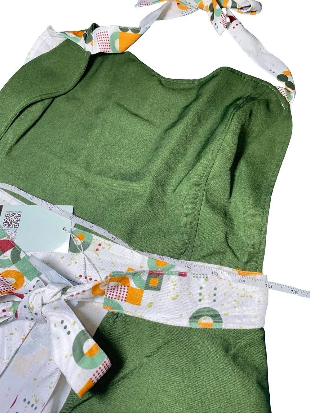 Luxury Kitchen Apron with Pocket and matching headband